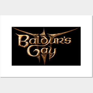 Baldur's Gay 3 Posters and Art